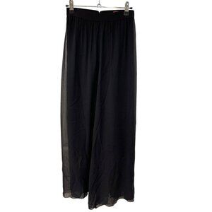 Alice + Olivia Silk Sheer Wide Leg Culotte Pants Lined Luxury Elegant Women’s 2